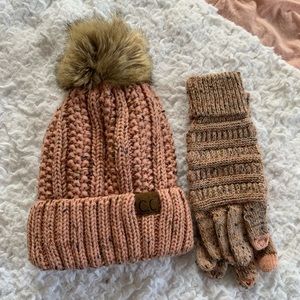 Hat and gloves
